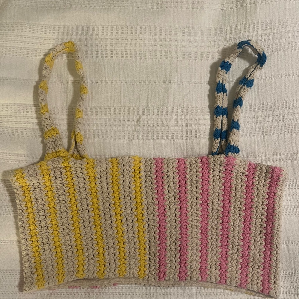 Zara knit crop top! Size L! - Picture 5 of 5